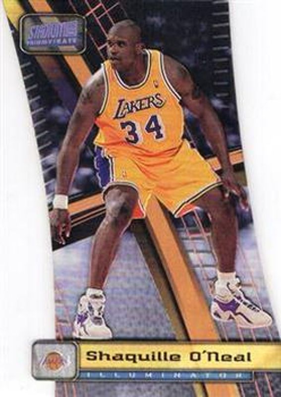 Shaquille O'Neal 1998 Stadium Club #T2b Triumvirate Illuminator RAW