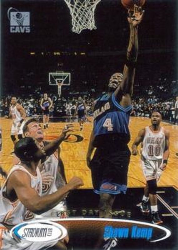 Shawn Kemp 1998 Stadium Club #76 First Day Issue RAW