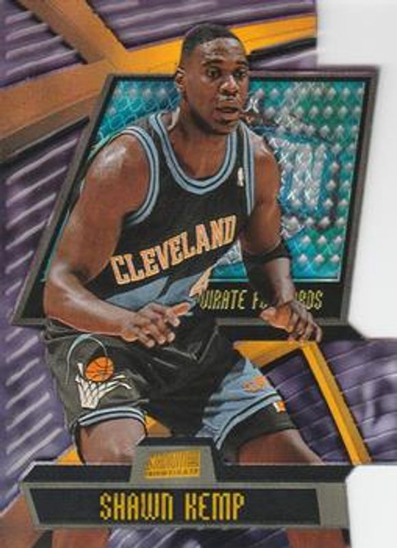 Shawn Kemp 1998 Stadium Club #T12A Triumvirate Illuminator RAW