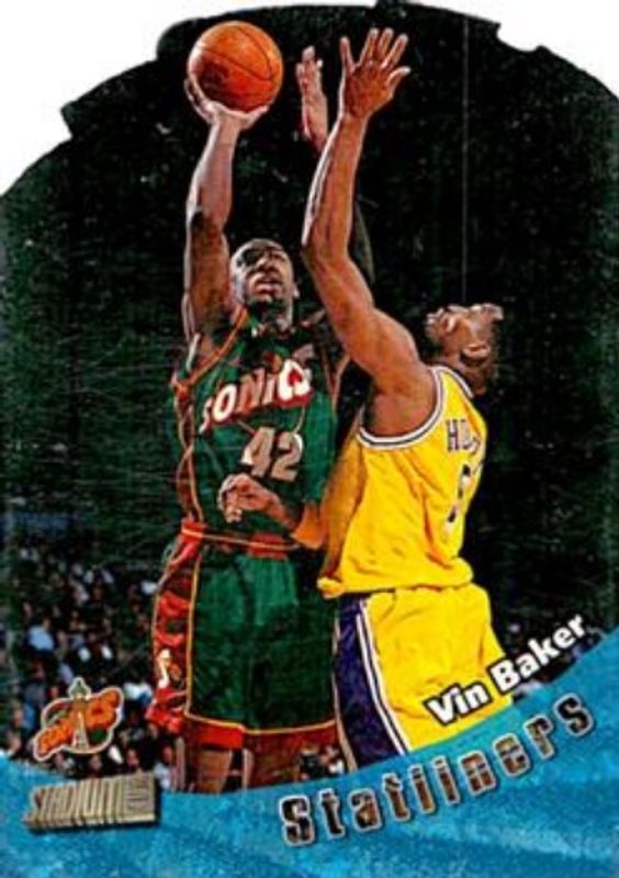 Vin Baker 1998 Stadium Club #S12 Statliners RAW