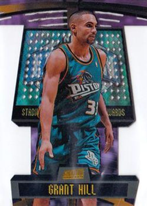 Grant Hill 1998 Stadium Club #T12B Triumvirate Illuminator RAW