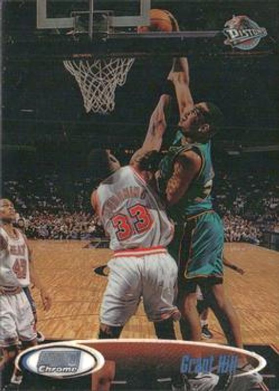 Grant Hill 1998 Stadium Club #SCC14 Chrome - Refractor RAW