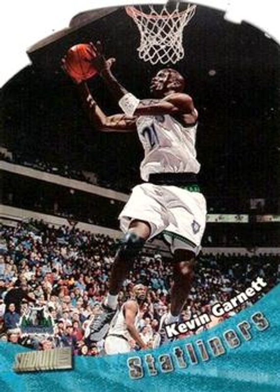 Kevin Garnett 1998 Stadium Club #S7 Statliners RAW