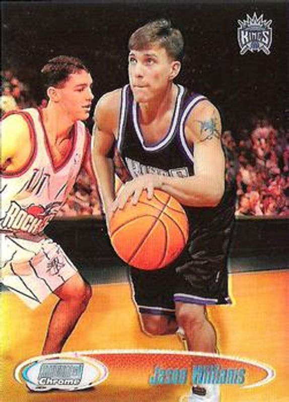 Jason Williams 1998 Stadium Club #SCC33 Chrome - Refractor Rookie RAW