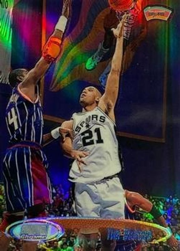 Tim Duncan 1998 Stadium Club #SCC17 Chrome - Refractor RAW