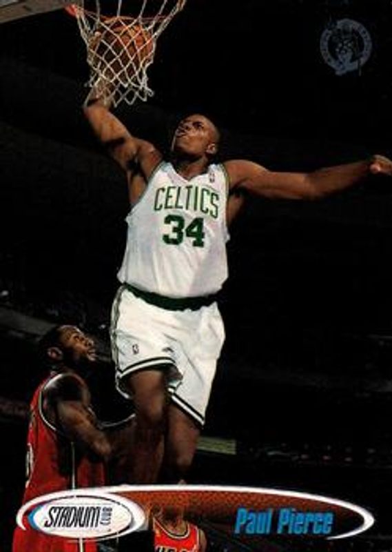 Paul Pierce 1998 Stadium Club #203 Base Rookie RAW