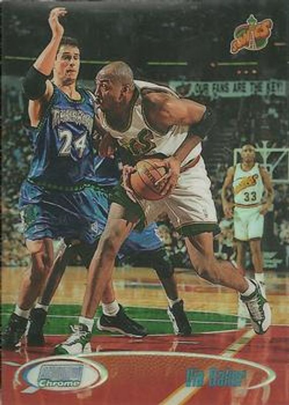 Vin Baker 1998 Stadium Club #SCC4 Chrome - Refractor RAW