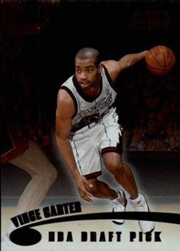 Vince Carter 1998 Stadium Club #105 Base Rookie RAW