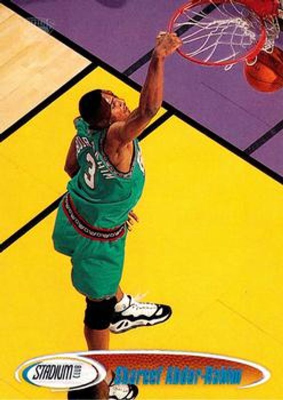 Shareef Abdur-Rahim 1998 Stadium Club #91 Base RAW