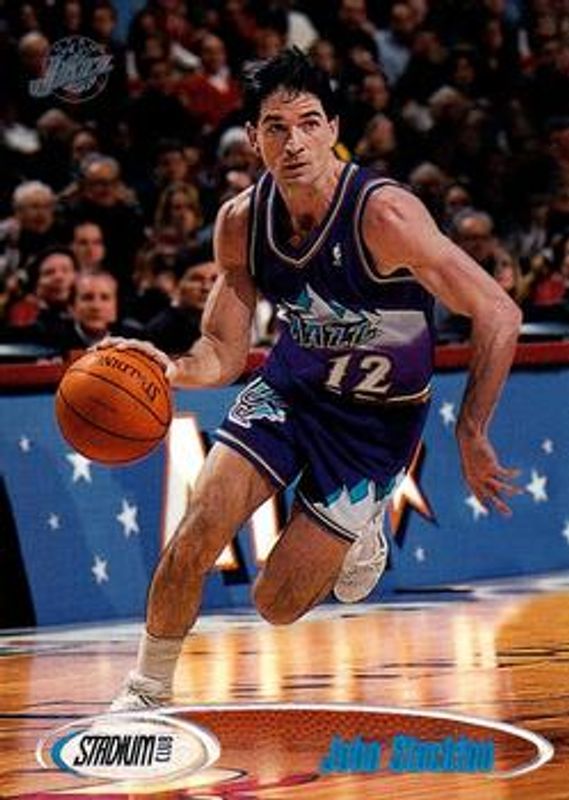 John Stockton 1998 Stadium Club #55 Base RAW