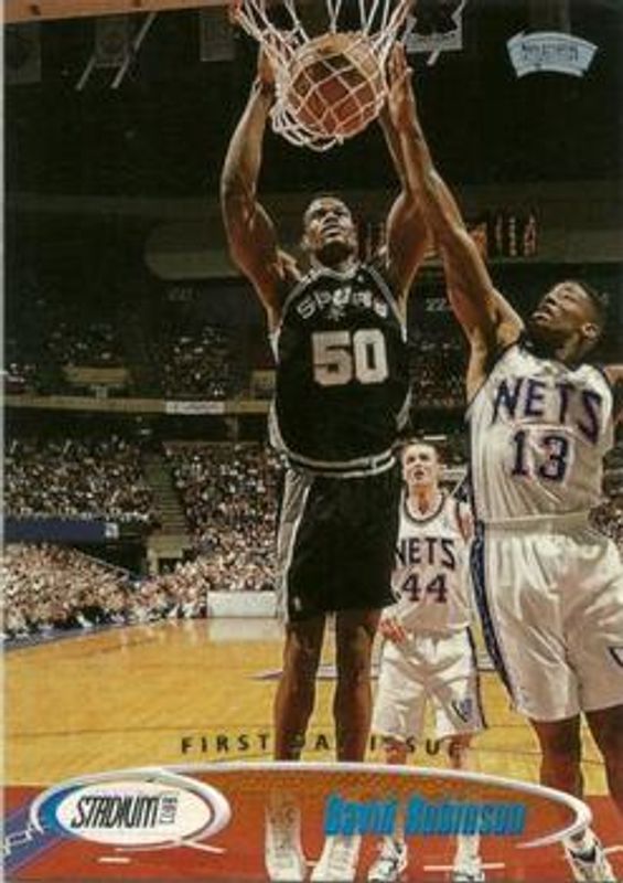 David Robinson 1998 Stadium Club #66 First Day Issue RAW