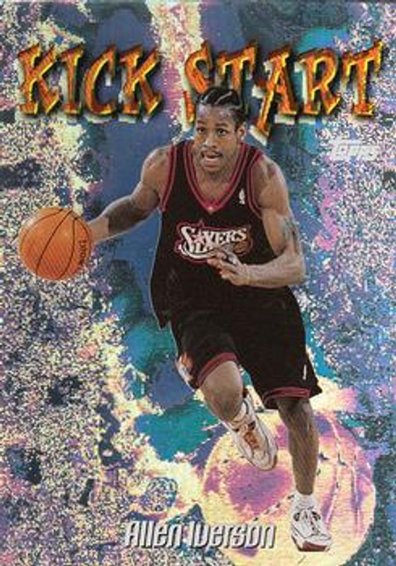 Allen Iverson 1998 Topps #KS5 Kick Start RAW