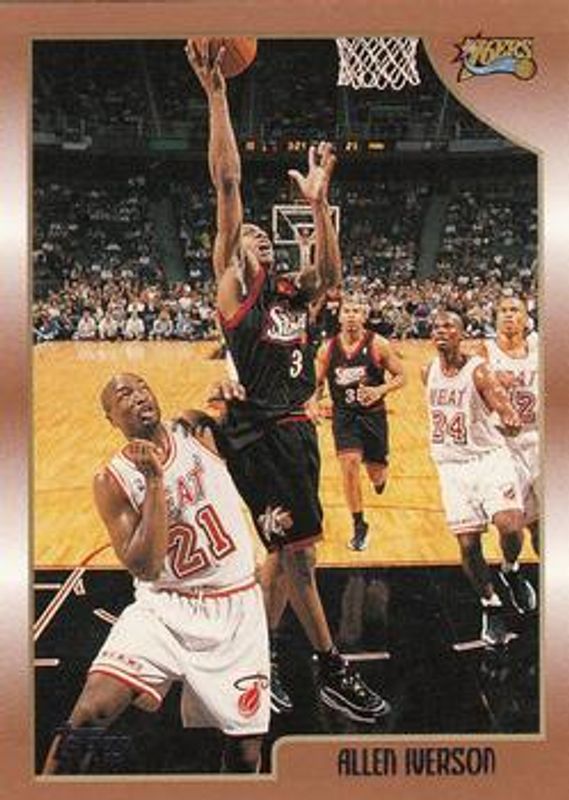 Allen Iverson 1998 Topps #160 Base RAW
