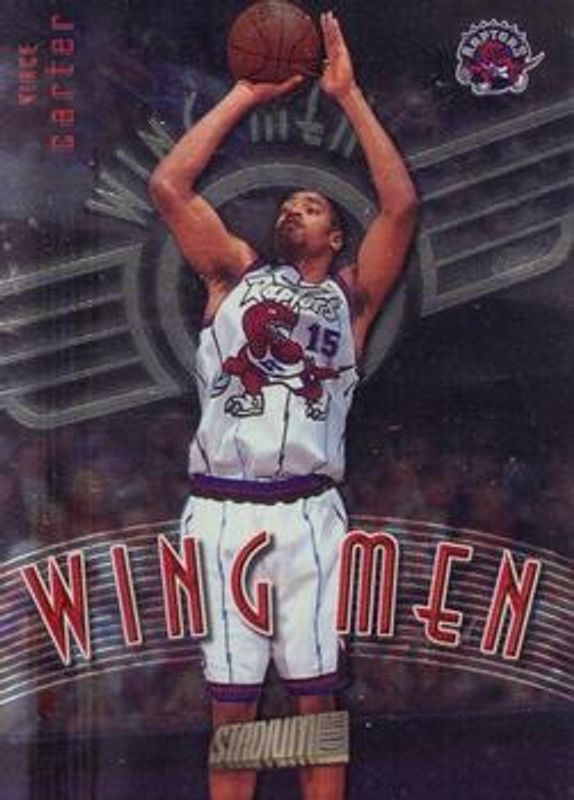 Vince Carter 1998 Stadium Club #W18 Wing Men Rookie RAW