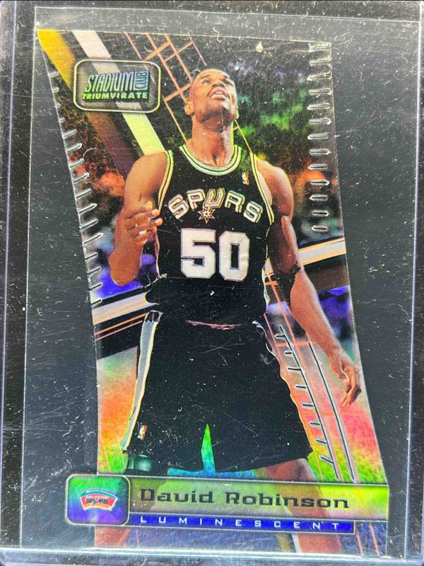 David Robinson 1998 Stadium Club #T6b Triumvirate Luminescent RAW