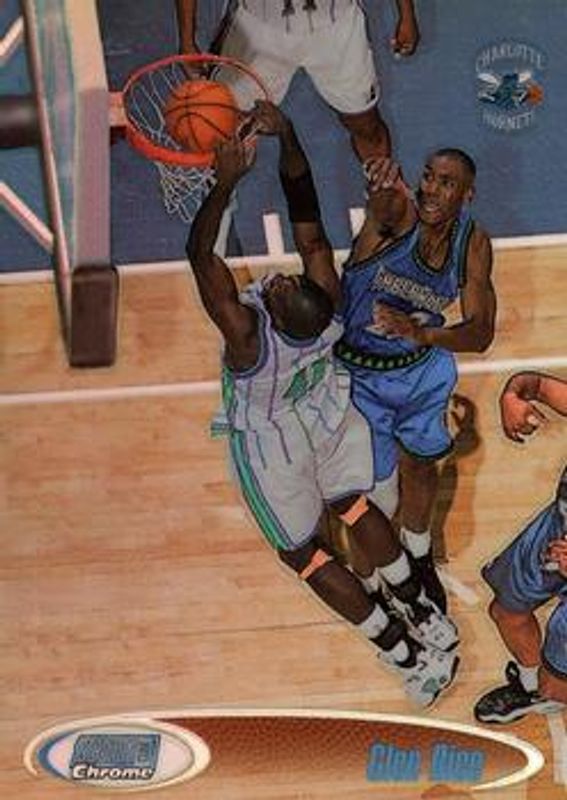 Glen Rice 1998 Stadium Club #SCC19 Chrome - Refractor RAW
