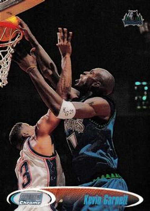 Kevin Garnett 1998 Stadium Club #SCC26 Chrome - Refractor RAW