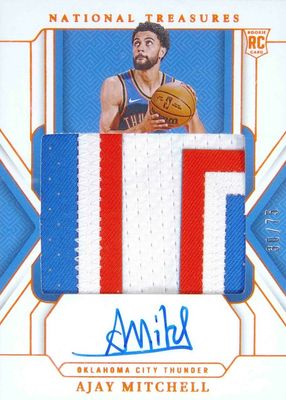 2024 National Treasures #148 Rookie Patch Auto - Orange /75