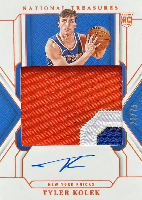 2024 National Treasures #106 Rookie Patch Auto - Orange /75
