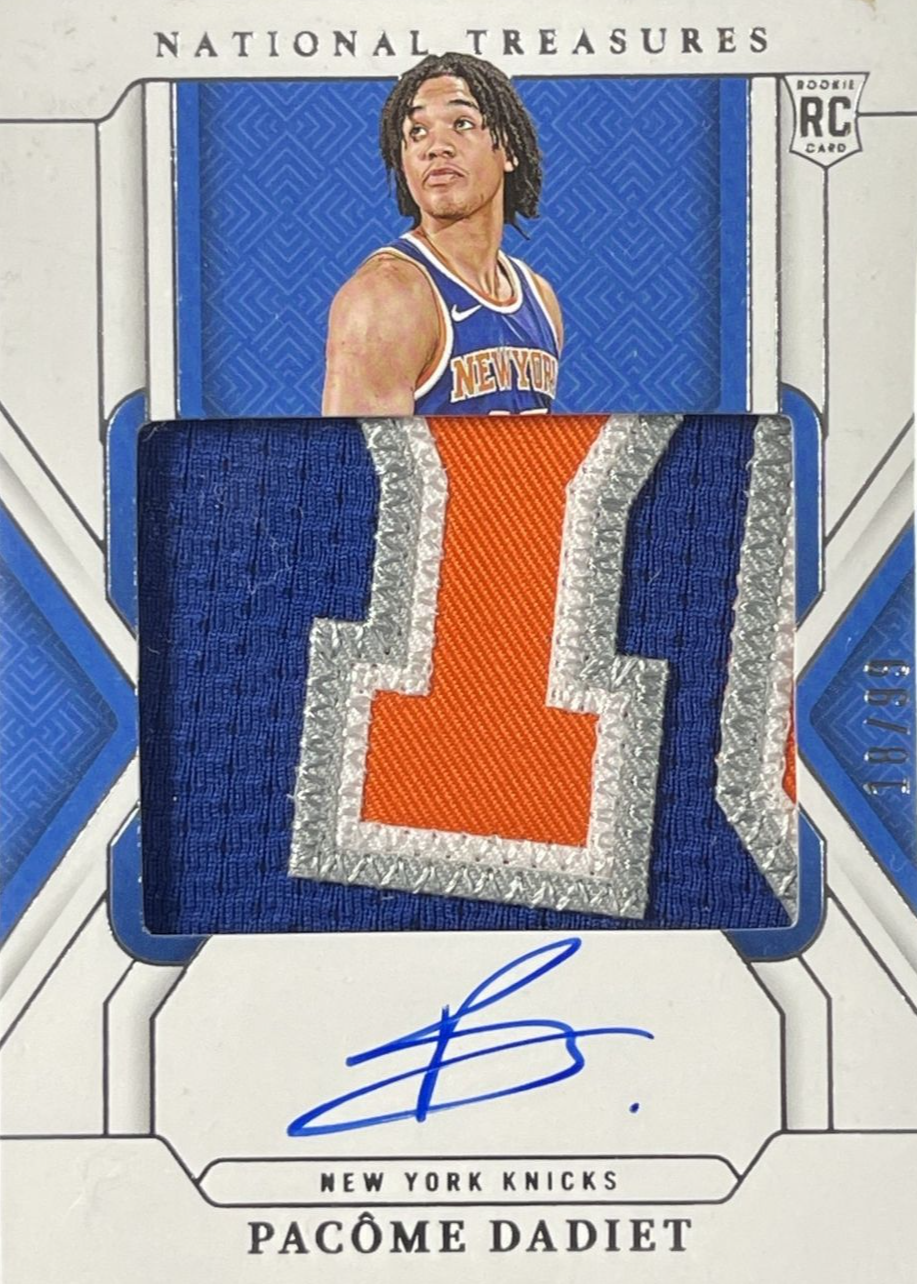 Pacome Dadiet 2024 National Treasures #144 Rookie Patch Auto /99