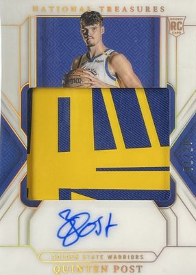 2024 National Treasures #147 Rookie Patch Auto - Gold FOTL /20