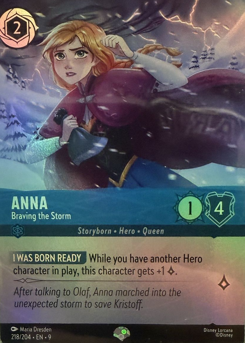 anna lorcana card - Shimmering Skies - - Diplomatic Queen (Legendary) Amethyst Card Type DISNEY Lorcana Anna Ice Breaker