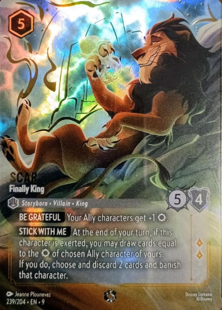 Scar - Finally King 2025 Fabled #239/204 Enchanted (Alternate Art) Price  Guide - Sports Card Investor