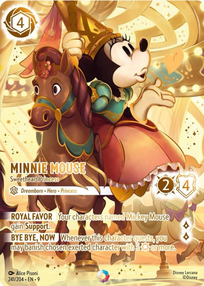 Minnie Mouse - Sweetheart Princess 2025 Fabled #241/204 Iconic