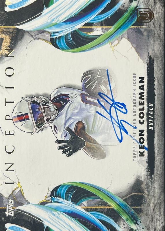 Keon Coleman 2024 Topps Inception #RA-KC Rookie Autographs Variation RAW