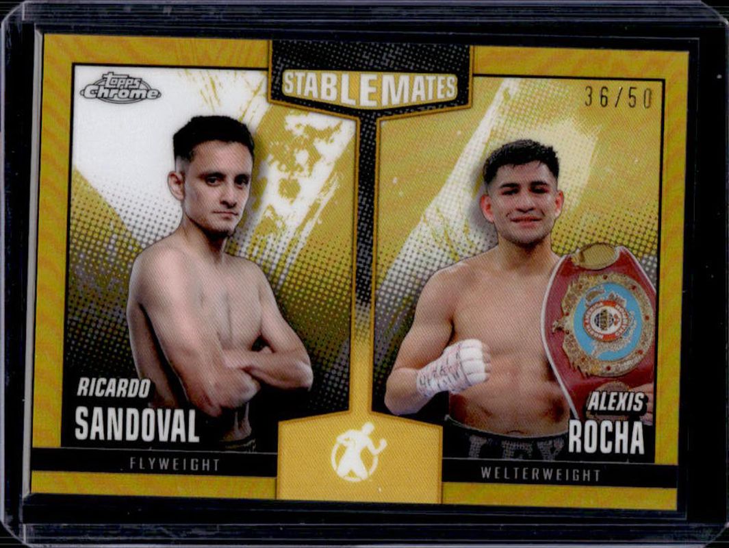 2024 Topps Chrome #SM-8 Stablemates - Gold Refractor /50