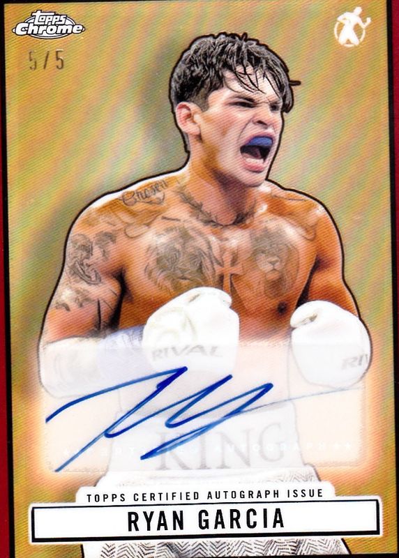 2024 Topps Chrome #TRA-RG 1951 Ringside Autographs - Red Refractor /5