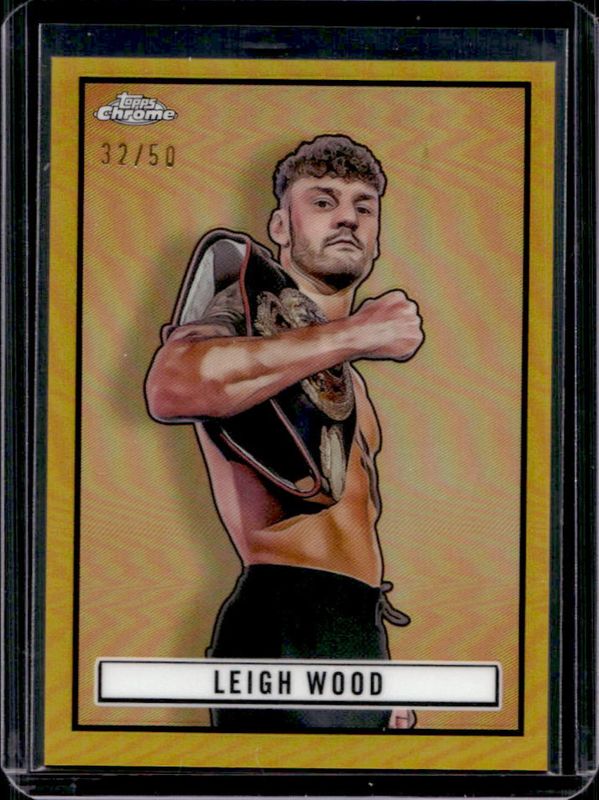 Leigh Wood 2024 Topps Chrome #TR-39 1951 Ringside - Gold Refractor /50 RAW