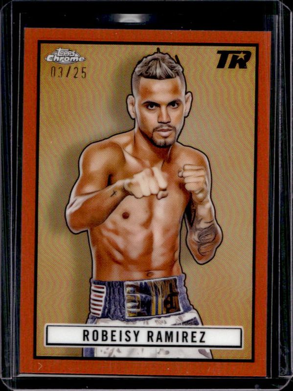 Robeisy Ramirez 2024 Topps Chrome #TR-7 1951 Ringside - Orange Refractor /25 RAW