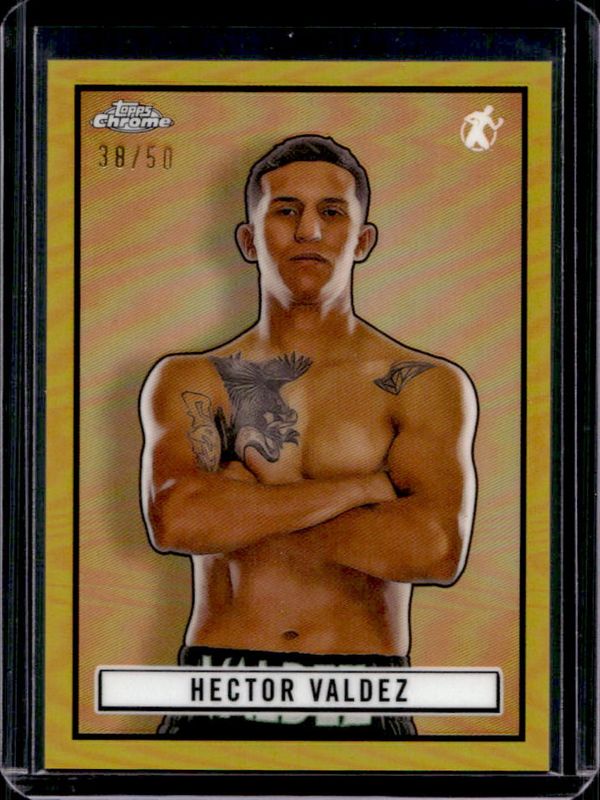 Hector Valdez 2024 Topps Chrome #TR-10 1951 Ringside - Gold Refractor /50 RAW
