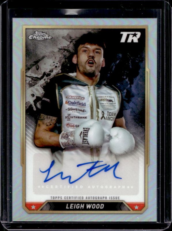 Leigh Wood 2024 Topps Chrome #CBA-LWD Chrome Autographs RAW
