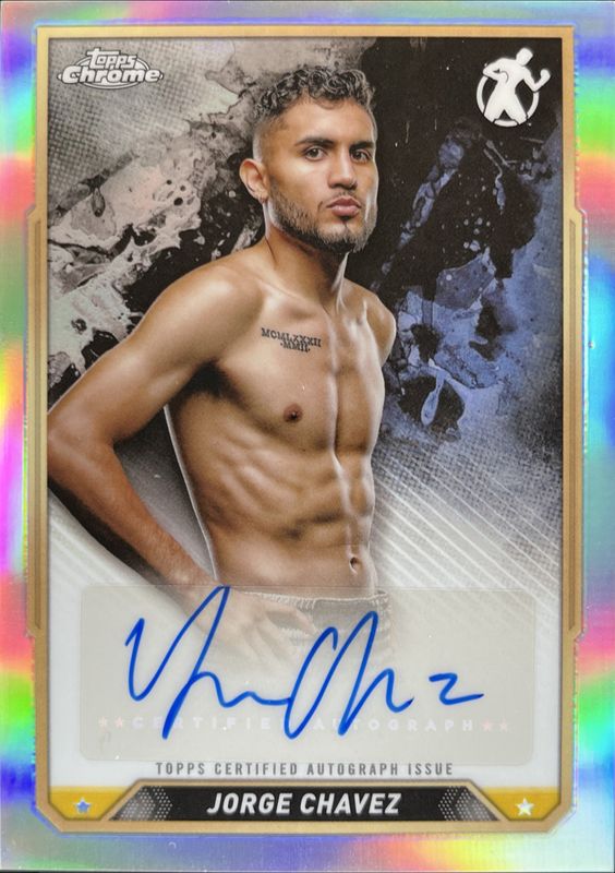 Jorge Chavez 2024 Topps Chrome #CBA-JCZ Chrome Autographs RAW
