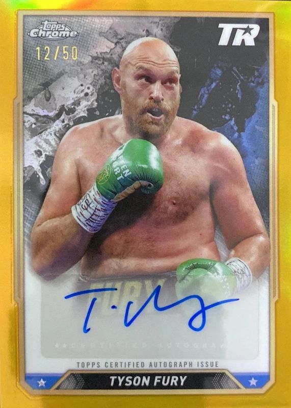 2024 Topps Chrome #CBA-TFY Chrome Autographs - Gold Refractor /50