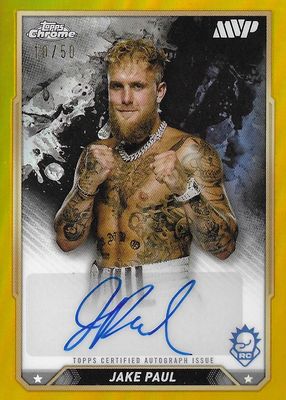 2024 Topps Chrome #CBA-JPL Chrome Autographs - Gold Refractor /50