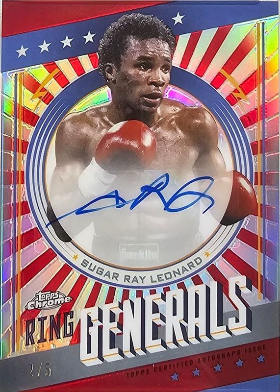 2024 Topps Chrome #RGA-SL Ring Generals Autographs - Red Refractor /5