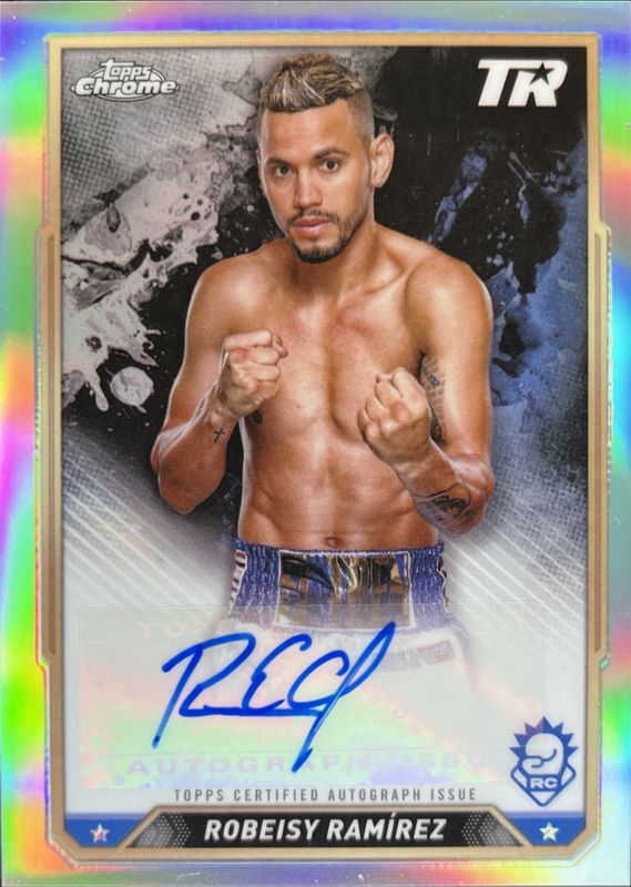 Robeisy Ramirez 2024 Topps Chrome #CBA-RRZ Chrome Autographs RAW
