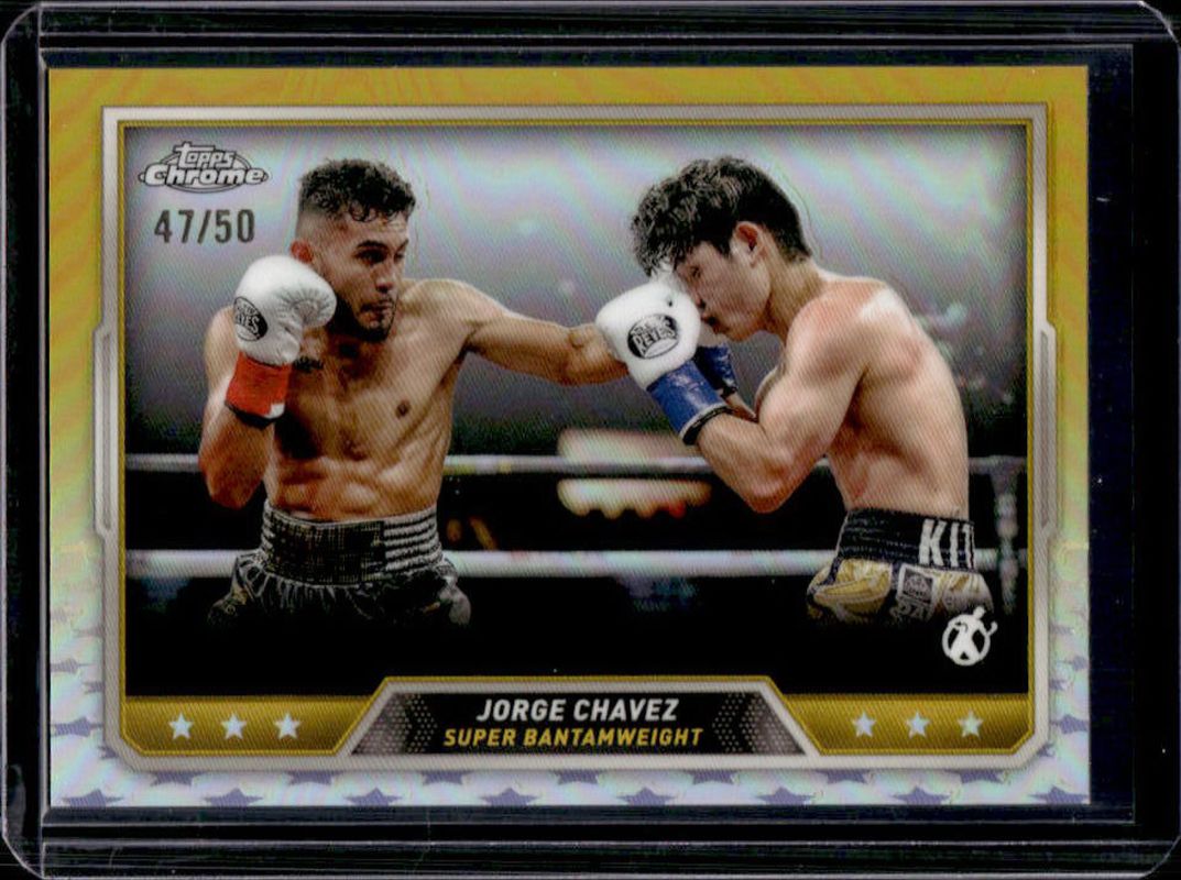 Jorge Chavez 2024 Topps Chrome #100 Gold Refractor /50 RAW