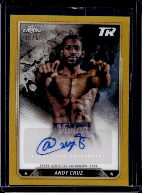 2024 Topps Chrome #CBA-ACZ Chrome Autographs - Gold Refractor /50