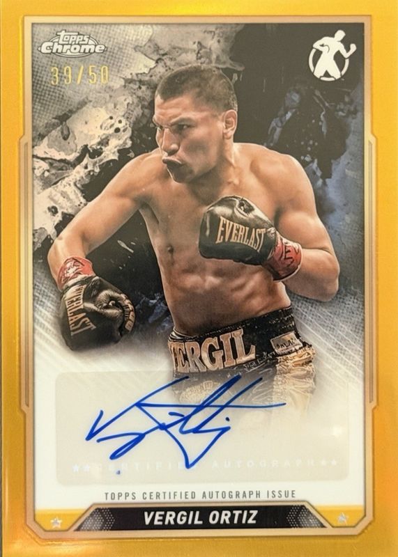2024 Topps Chrome #CBA-VOJ Chrome Autographs - Gold Refractor /50