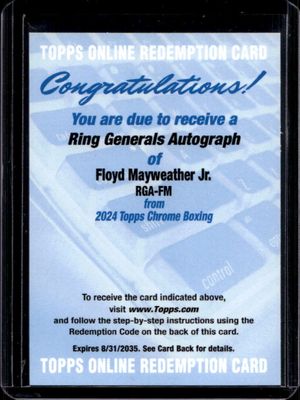 2024 Topps Chrome #RGA-FM Ring Generals Autographs (/75)