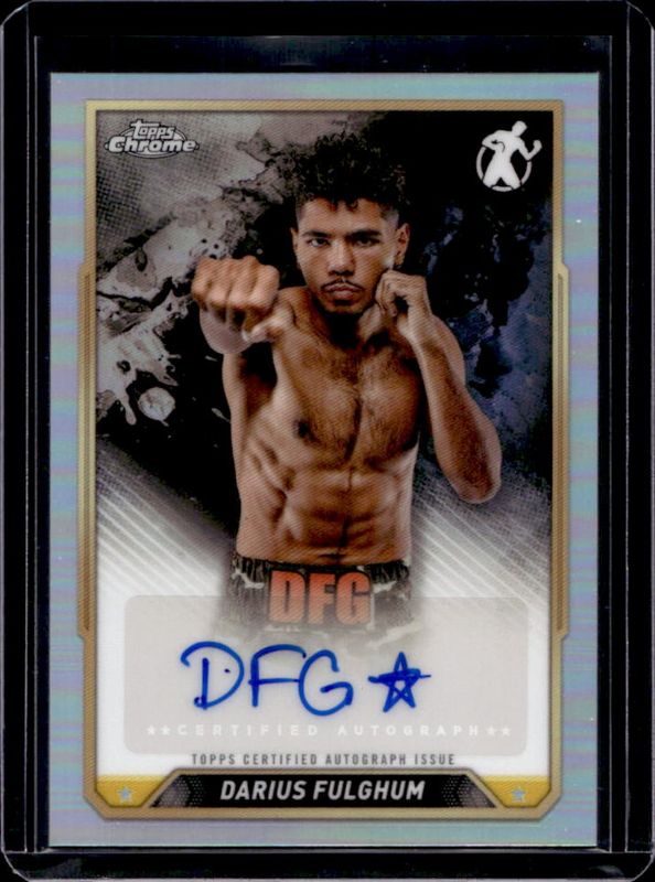 Darius Fulghum 2024 Topps Chrome #CBA-DFM Chrome Autographs RAW