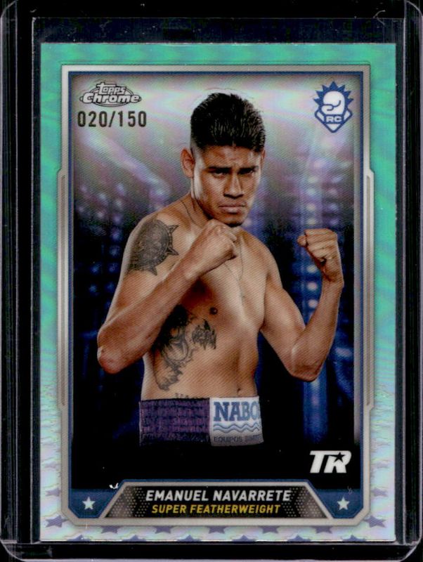 Emanuel Navarette 2024 Topps Chrome #10 Aqua Refractor /199 RAW