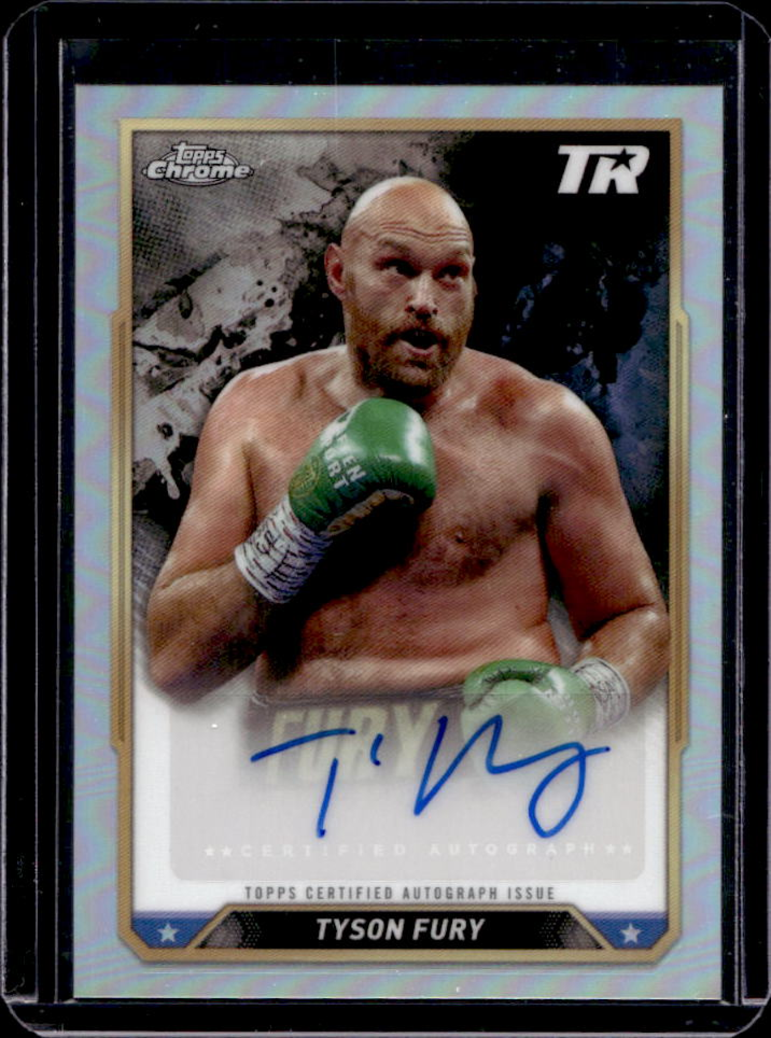 Tyson Fury 2024 Topps Chrome #CBA-TFY Chrome Autographs Price