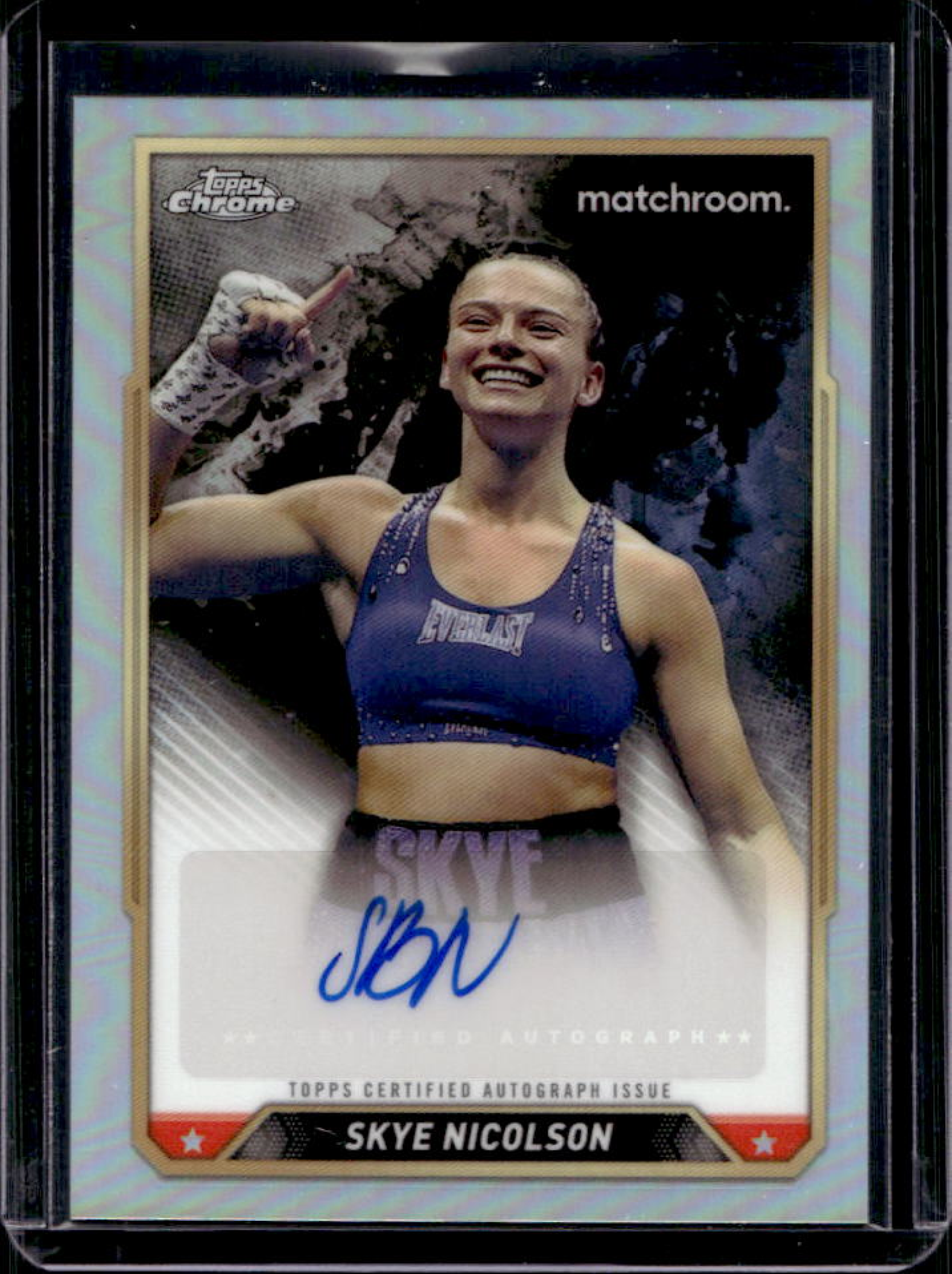 Skye Nicolson 2024 Topps Chrome #CBA-SNN Chrome Autographs Price