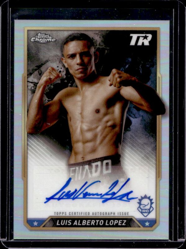 Luis Alberto Lopez 2024 Topps Chrome #CBA-LAL Chrome Autographs RAW