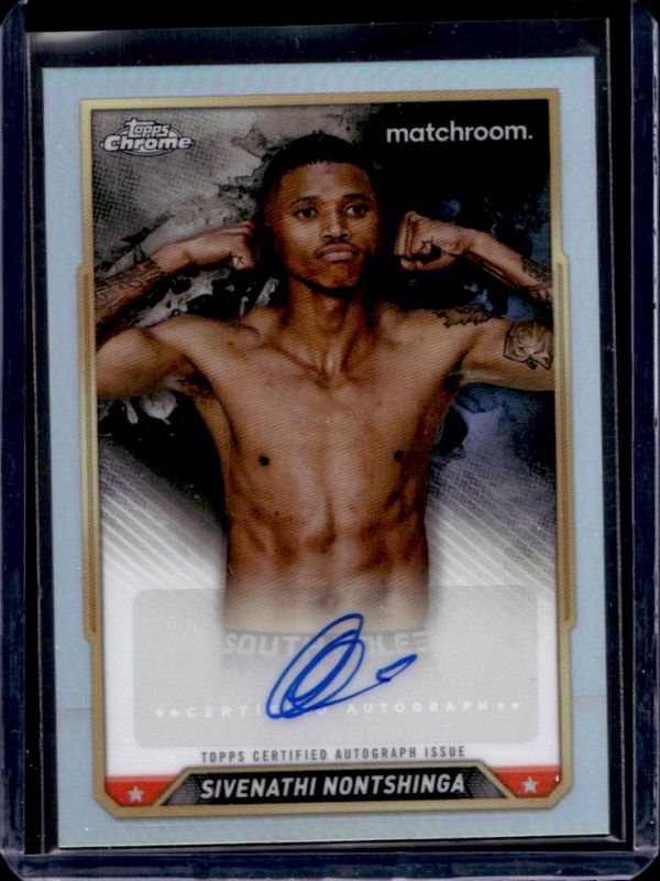 Sivenathi Nontshinga 2024 Topps Chrome #CBA-SNA Chrome Autographs RAW